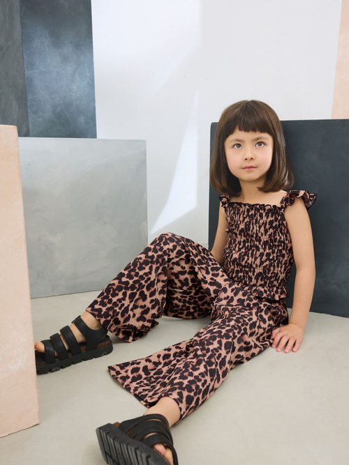 Комбинезон летний для девочки Next AH9-724, Коричневый