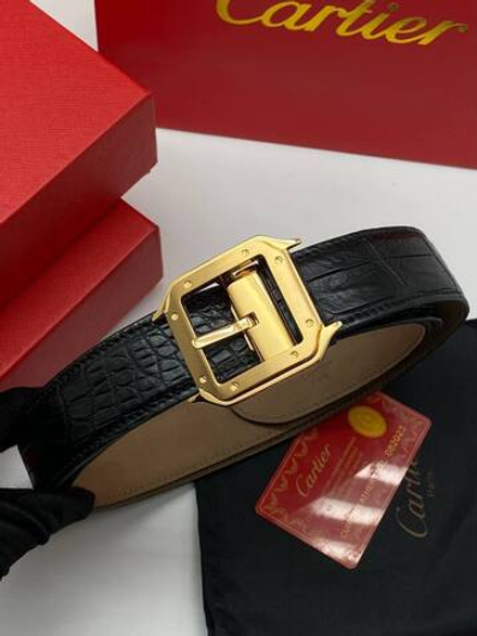 Ремень Cartier из кожи крокодила