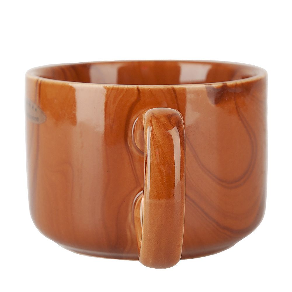 Набор чайный 8пр. "Wooden Grain" (4 персон) v=200мл (фарфор) (подарочная упаковка)