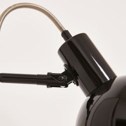 UML-T702 E14 BLACK Торшер напольный под лампу Е14. 60W. с регулировкой наклона. Механический выключатель. Черный. ТМ Uniel