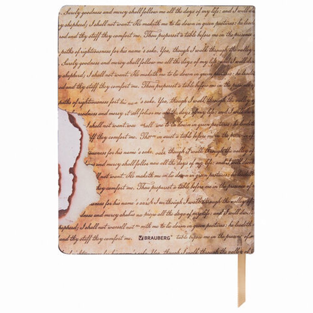 Тетрадь А5 (168х208 мм), 80 л., сшивка, клетка, под кожу, BRAUBERG VISTA, "Poetry", 403921