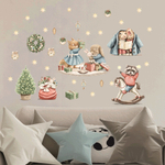 Новогодние наклейки для окон, стен и мебели В КАНУН РОЖДЕСТВА