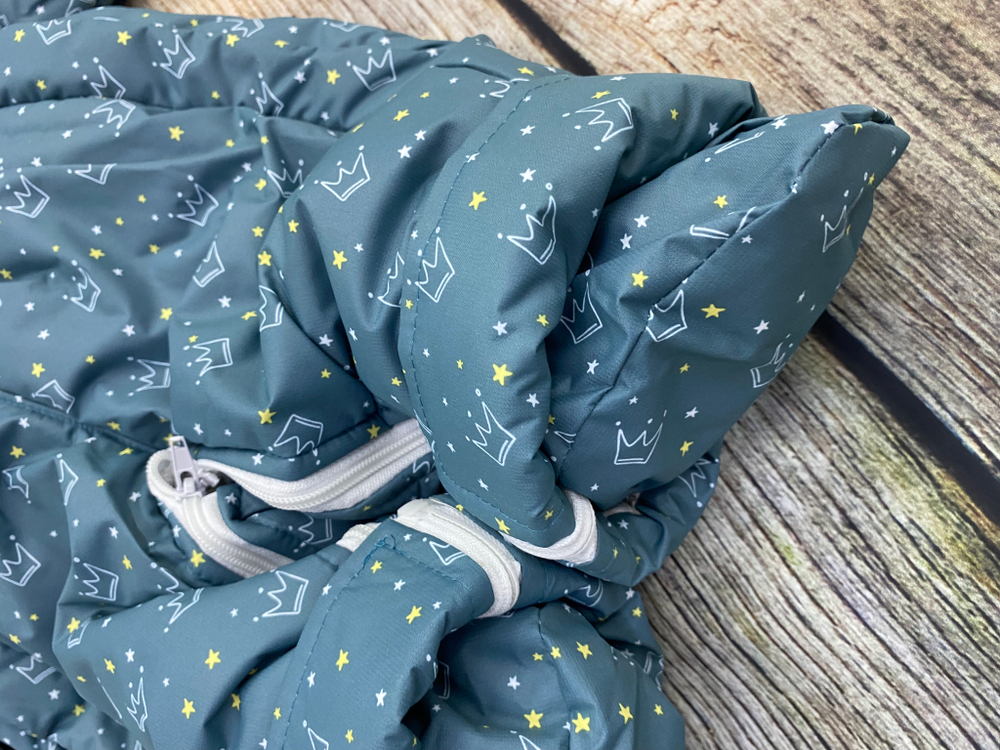 Комбинезон-трасформер детский 2в1 "Принц" , модель: 72-18 (Цвет: Т. брусника, Размер: 80)