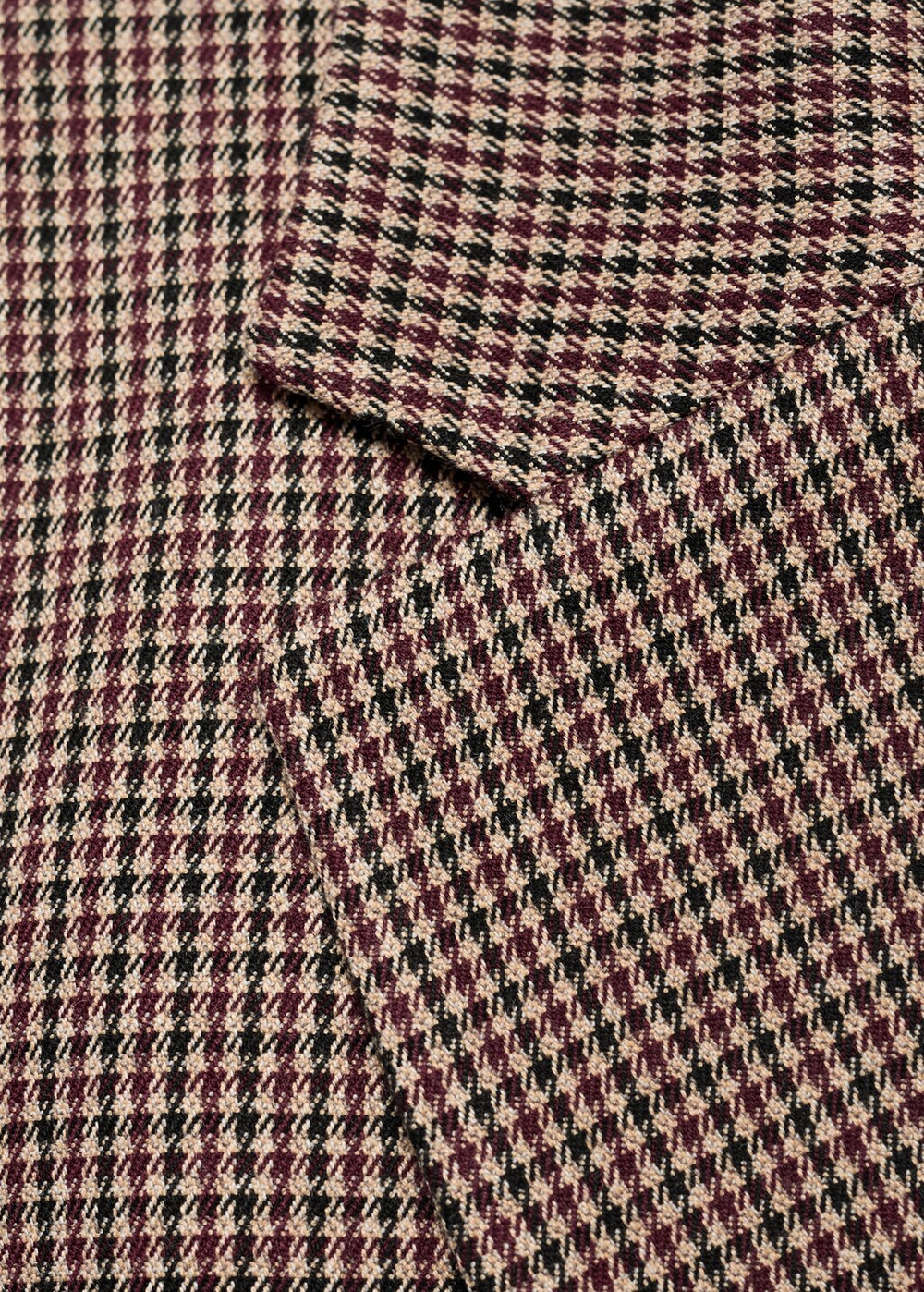 Двубортный блейзер в мелкую гусиную лапку