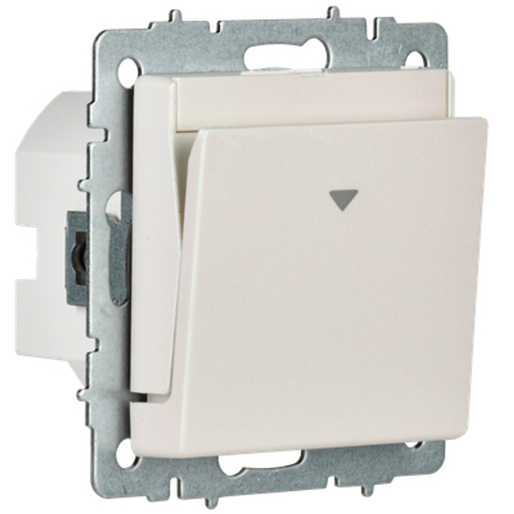 BRITE Выключатель карточный 30А ВС10-1-8-БрЖ жемчуг IEK