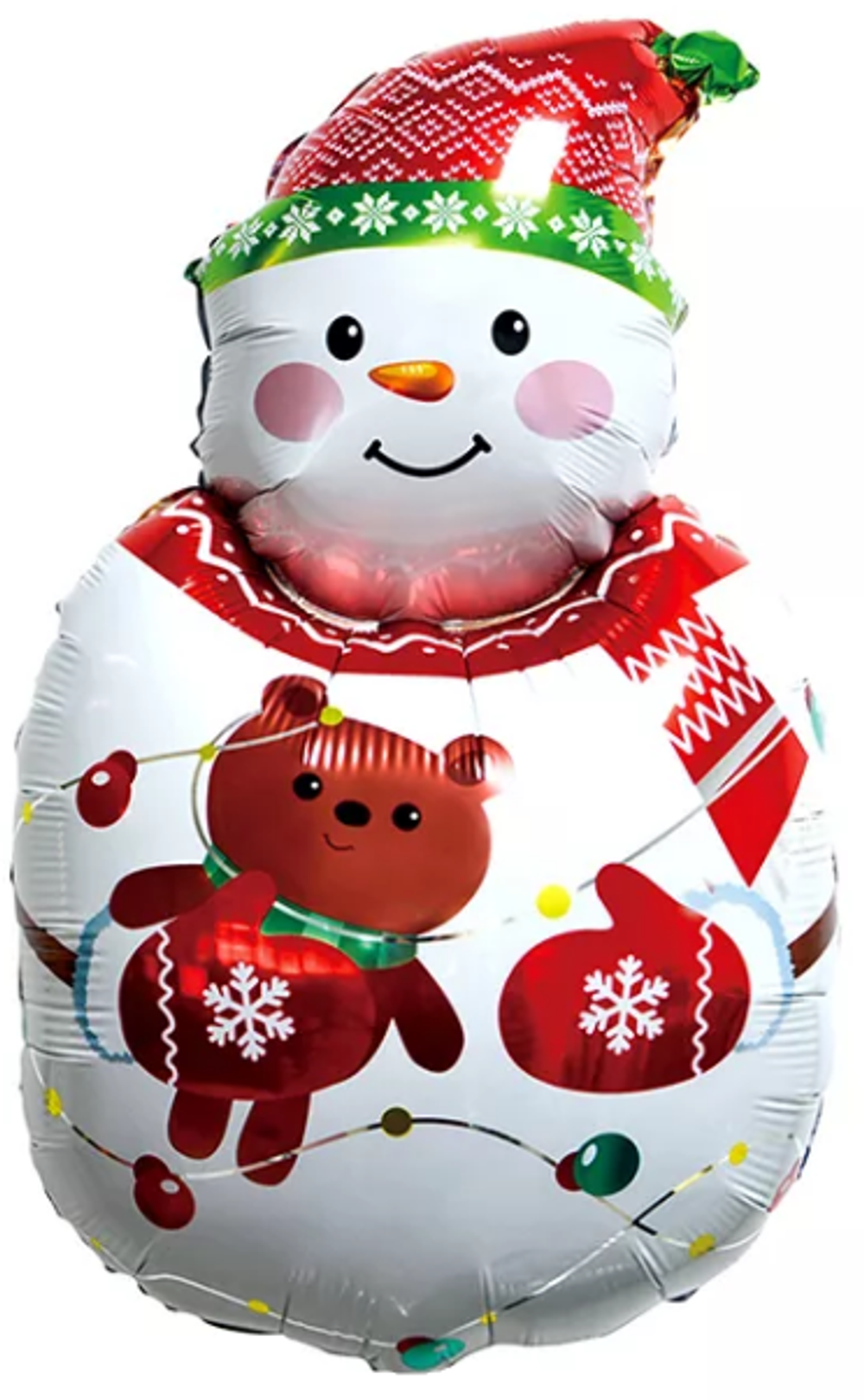 Фигура "Снеговик с мишкой"