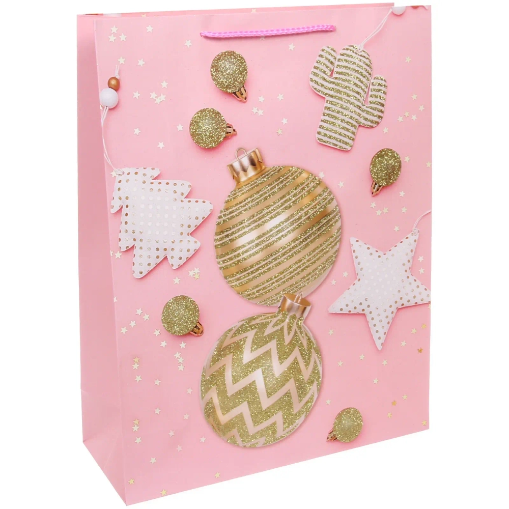 Пакет подарочный «Ванильные искры» 31*40*12 см