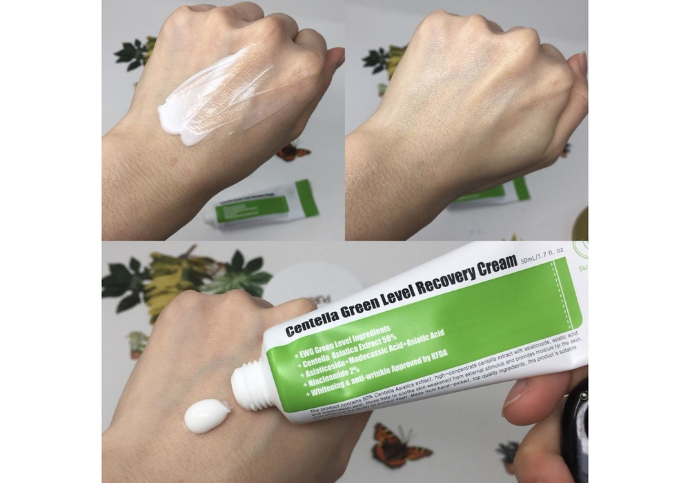 Purito Centella Green Level Recovery Cream успокаивающий крем для восстановления кожи с центеллой