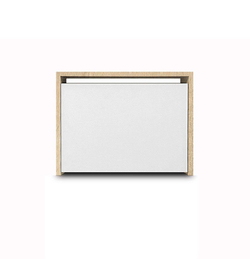 Обувница Лаком-1 Дуб Сонома / Белый