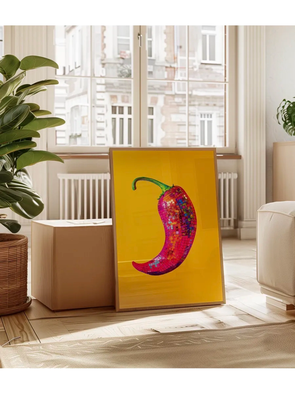 Постер 50х70 интерьерный на стену без рамок