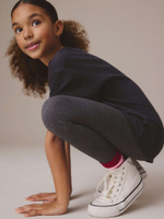 Легинсы с обычной посадкой для девочки Next 933-065, 3 шт., Темно-серый