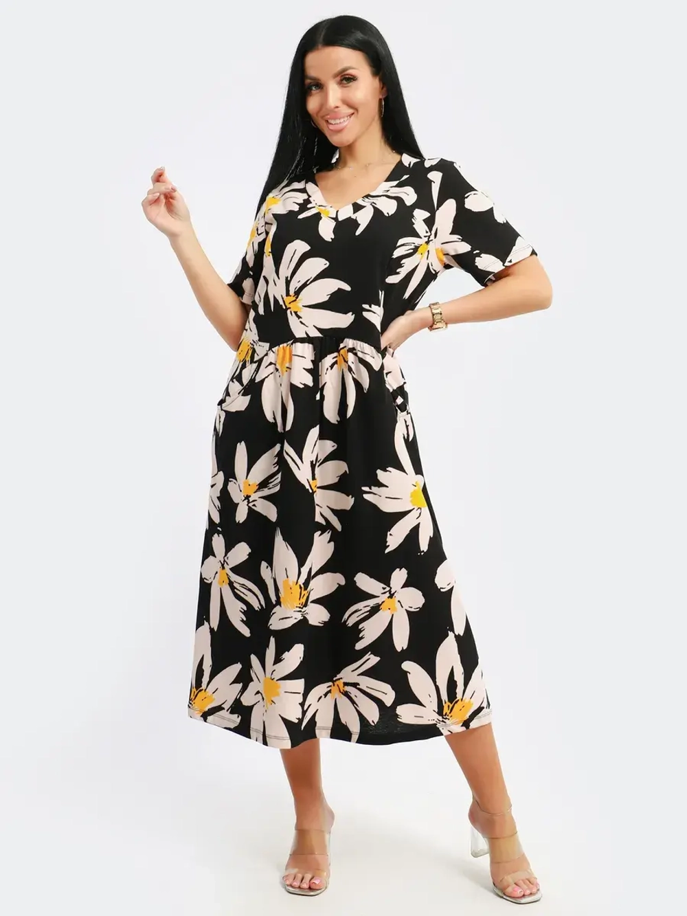 Платье бохо большие размеры