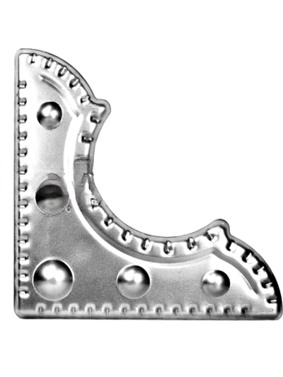 Кованая накладка 118х118 мм, толщина 0,8 мм.