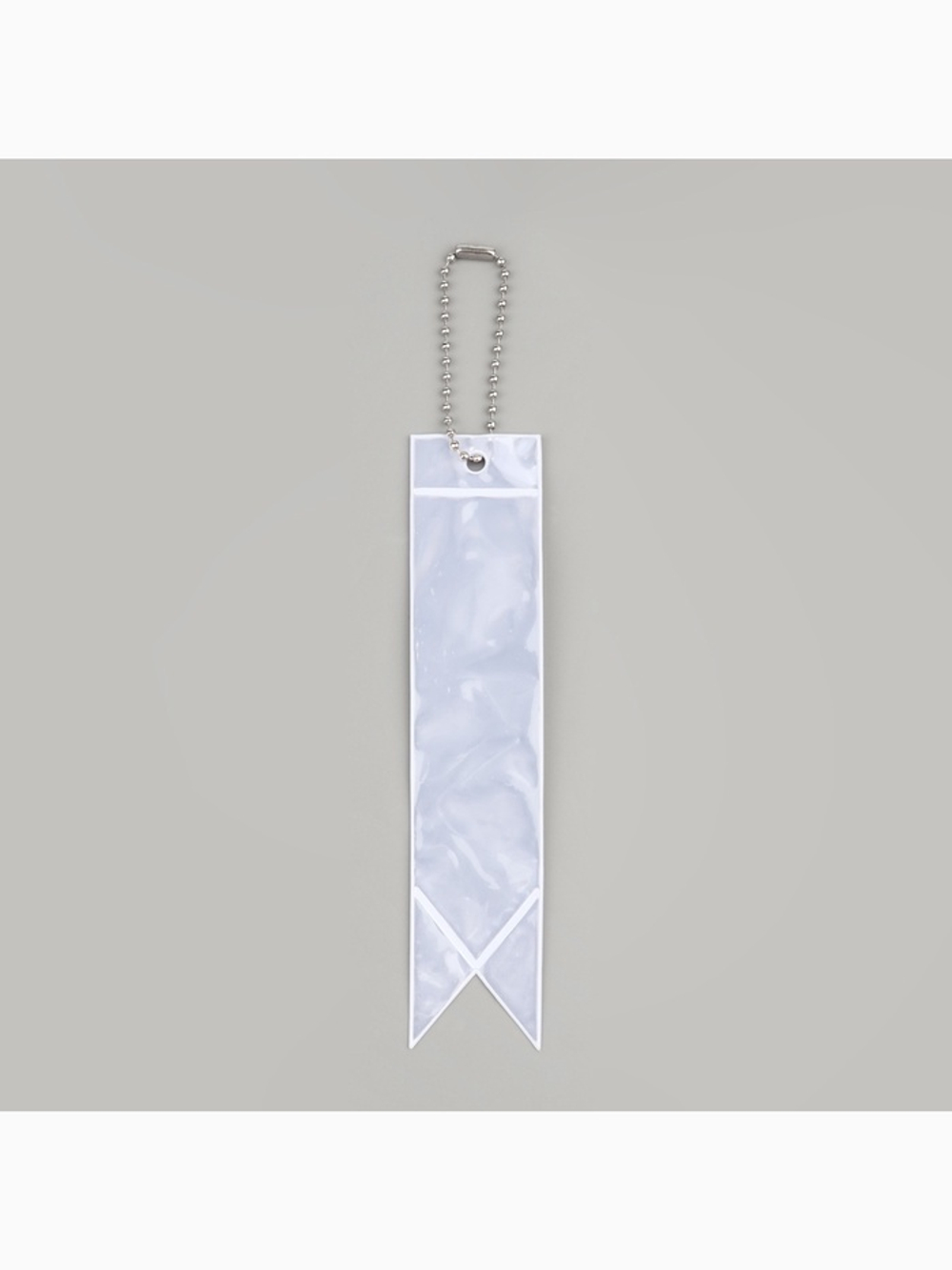 Светоотражающий элемент «Флажок», двусторонний, 15×3 см, серый, 10679986