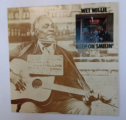 Винтажная виниловая пластинка LP Wet Willie Keep On Smilin (UK 1974)