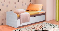 Кровать "Фант-8" 800х1900 (ясень анкор светлый/ясень анкор темный), ЛДСП, Фант-мебель, г. Волжск