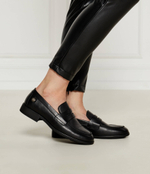 Кожаные лоферы Tommy Hilfiger - черный(FW0FW08312)