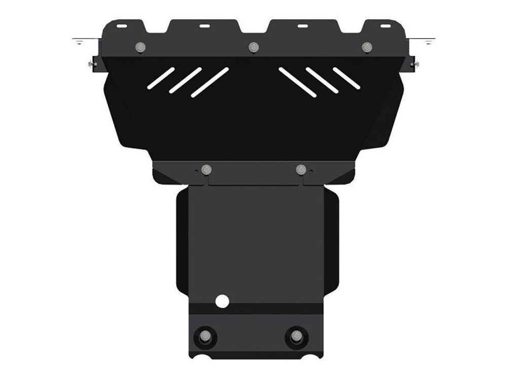 Защита картера двигателя (2,5 мм, сталь) для Jeep Grand Cherokee 2010-2013 (V = 3.6; 3.0d AT), Jeep Grand Cherokee 2013-2021 (V = 3.0; 3.0TD AT) Sheriff.04.1978