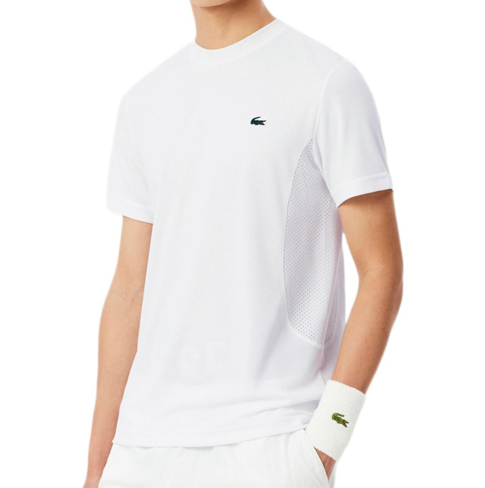Теннисная футболка Lacoste Tennis x Novak Djokovic - white