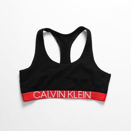 Женский топ спортивный черный Calvin Klein Women Statement 1981