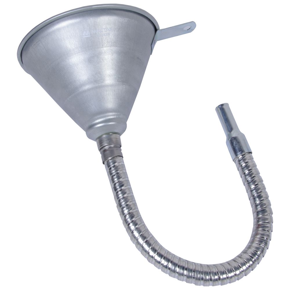 МАСТАК (135-00006) Воронка с гибким сливом, металлическая, 140 х 180 х 470 мм