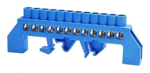 Шина нулевая "N" 12 6х9 мм (в комбинированном DIN-изоляторе)