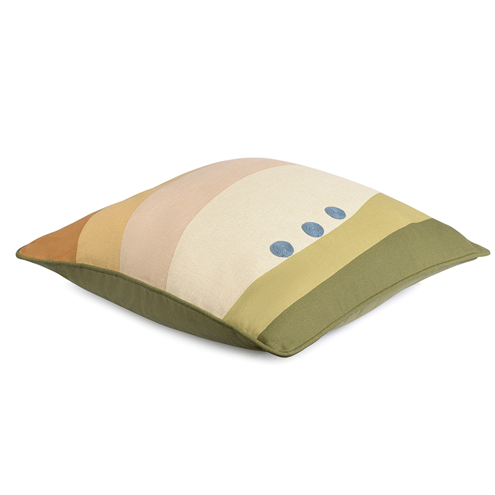 Чехол на подушку из хлопка с принтом rice plantation из коллекции terra, 45х45 см