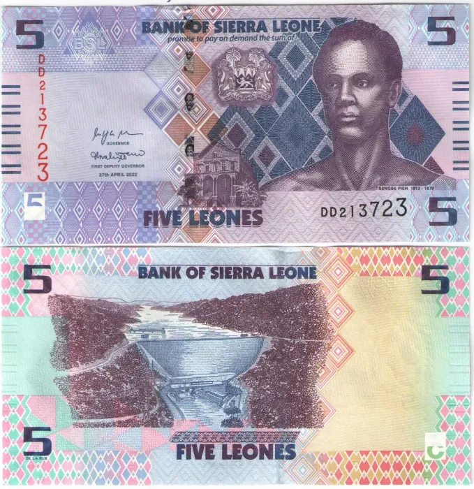 5 леоне 2022 Сьерра-Леоне
