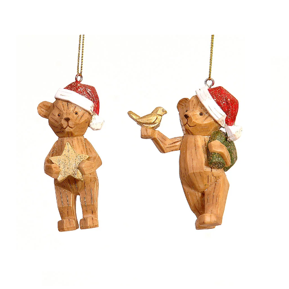 Мишка, ёлочное украшение