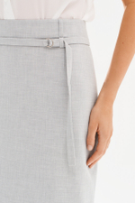 4950 Юбка женская (серый меланж)