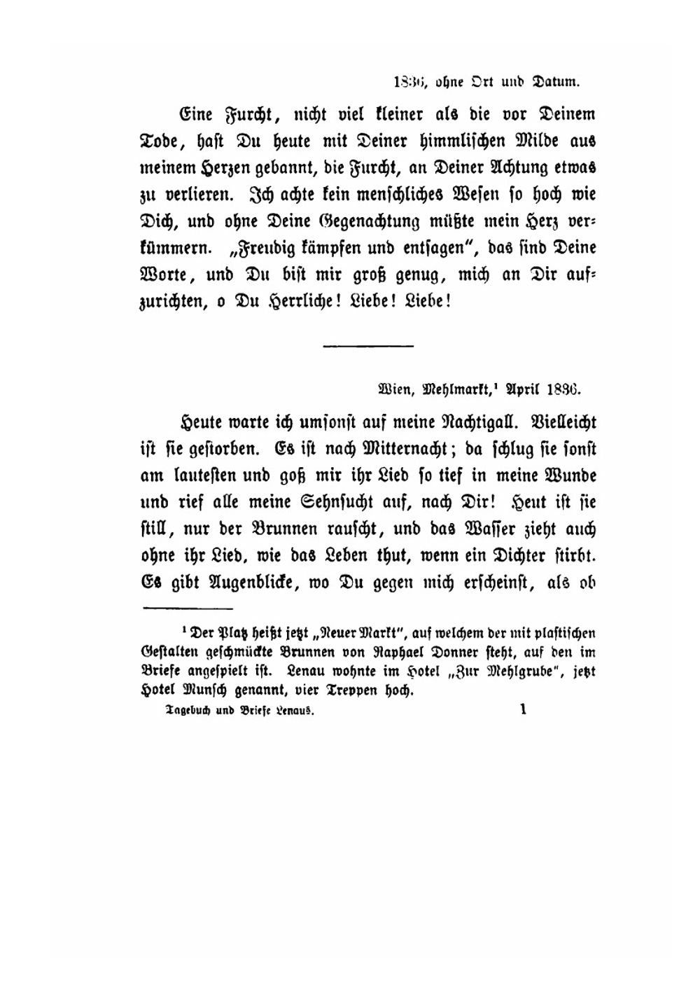 Lenau und Sophie Loewenthal | Nikolaus Lenau; Sophie von Löwenthal