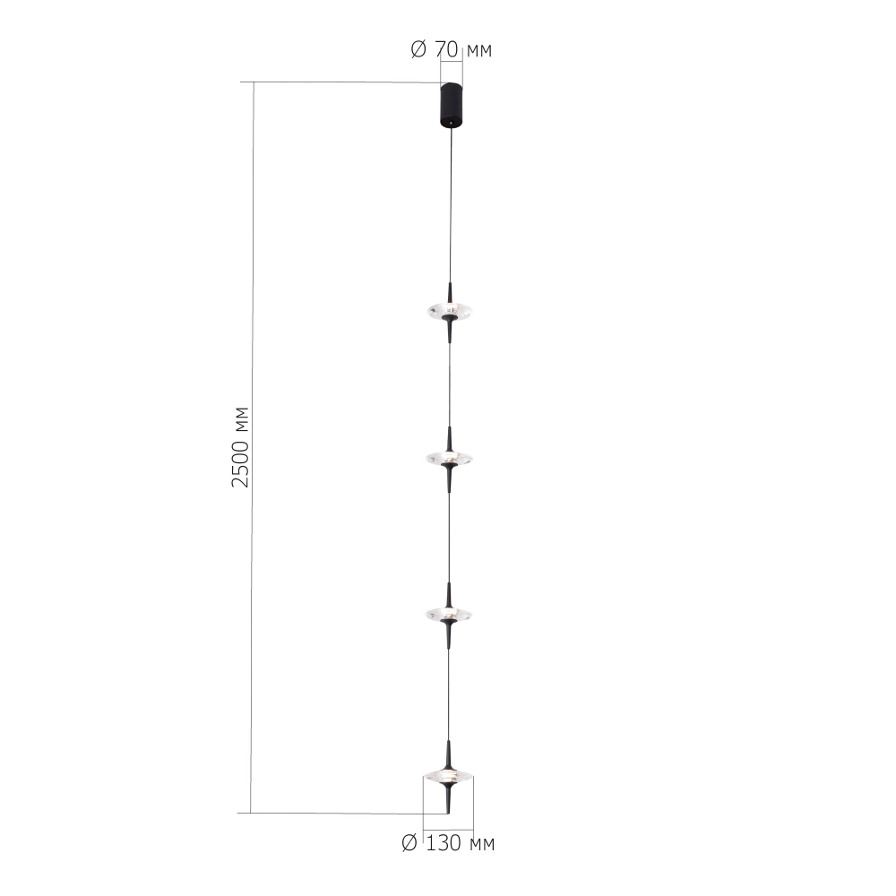 Светильник подвесной ZENITH LED 20W 4000K