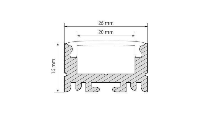 Профиль Arlight ARH-LINE-1726-2000 ANOD 018674
