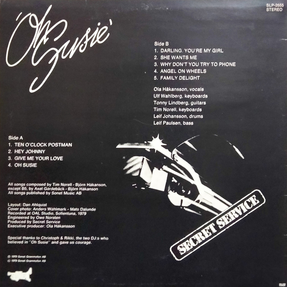 Secret Service / Oh Susie (LP)