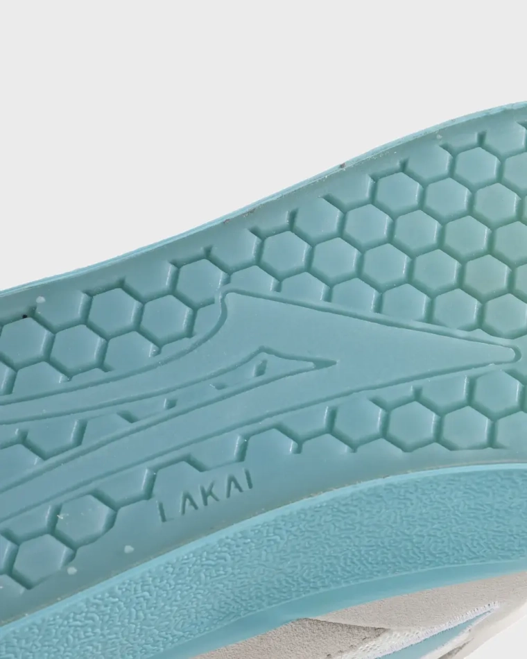 Кеды Lakai Essex Elite: White Suede Aqua (Q4-25)