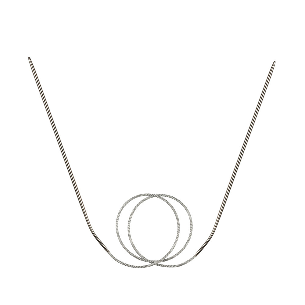 Спицы круговые сталь d 2.5 мм 60 см 1 шт с металлической леской GAMMA MKF