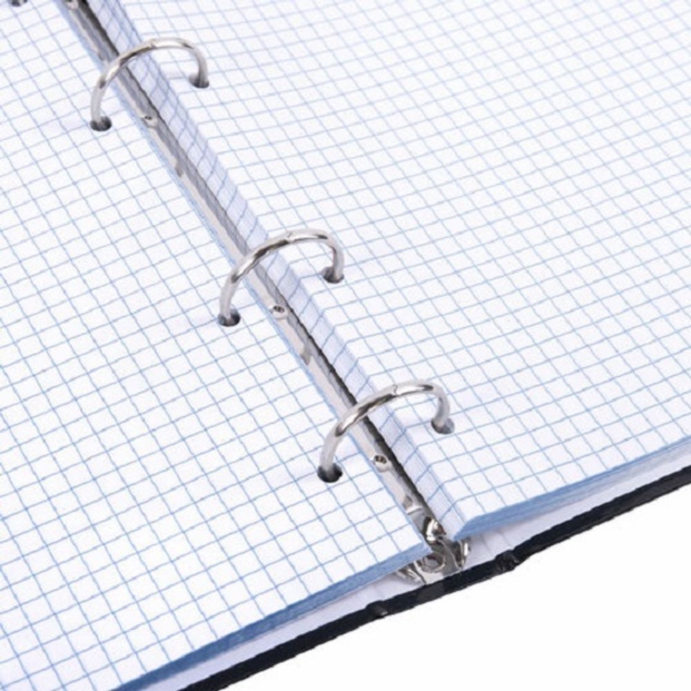 Тетрадь на кольцах 120л, А5, Brauberg Dark, обложка ламинированный картон