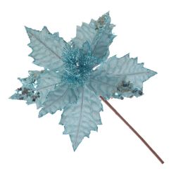 GAEM Цветок искусственный "Пуансеттия", L25 W25 H38 см, 3в.