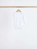 Боди с длинным рукавом для малышей Next K79-893, 7 шт., Белый