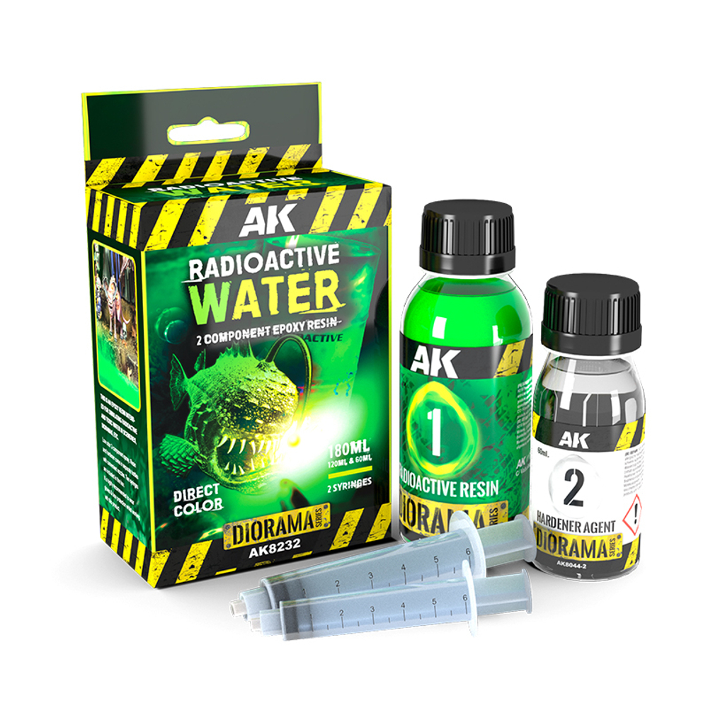 Имитация воды AK Interactive Resin RADIOACTIVE WATER 180ml