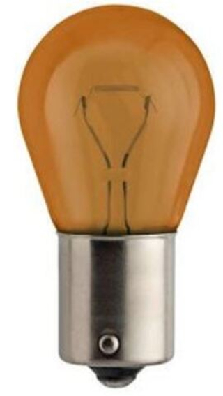 Автолампа  РY 12-21+3 (PY21/3W) 1конт ОРАНЖ (смещ) (BAU15s) PHILIPS Standart (уп10шт) #12496NACP OR
