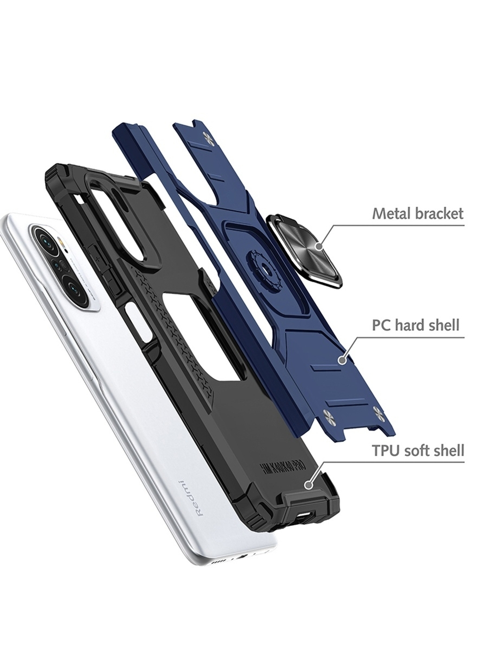 Противоударный чехол Legion Case для Xiaomi Poco F3 / Mi 11i