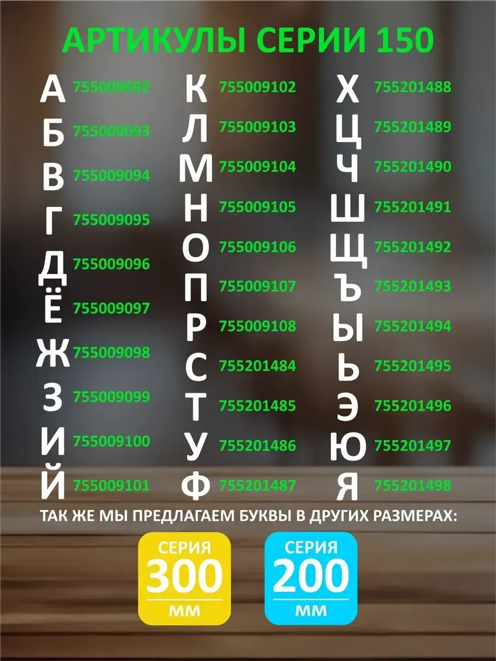 Цифра из пластика на стену