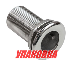 Шпигат нержавеющий d34мм, резьба D41мм (упаковка из 5 шт.)