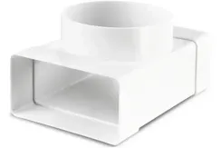 Тройник плоских каналов Zernberg 120*60/100 пластик 38243