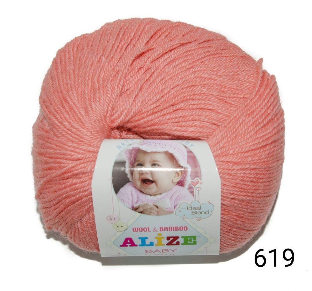 Baby Wool Alize /175м/ 50гр/ 40% шерсть,40% акрил,20% бамбук