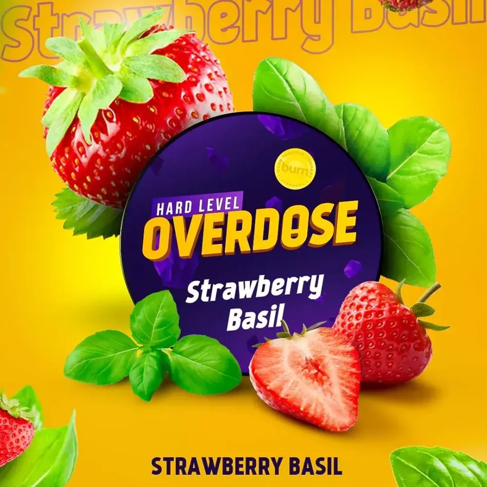 OVERDOSE - Strawberry Basil (100g)