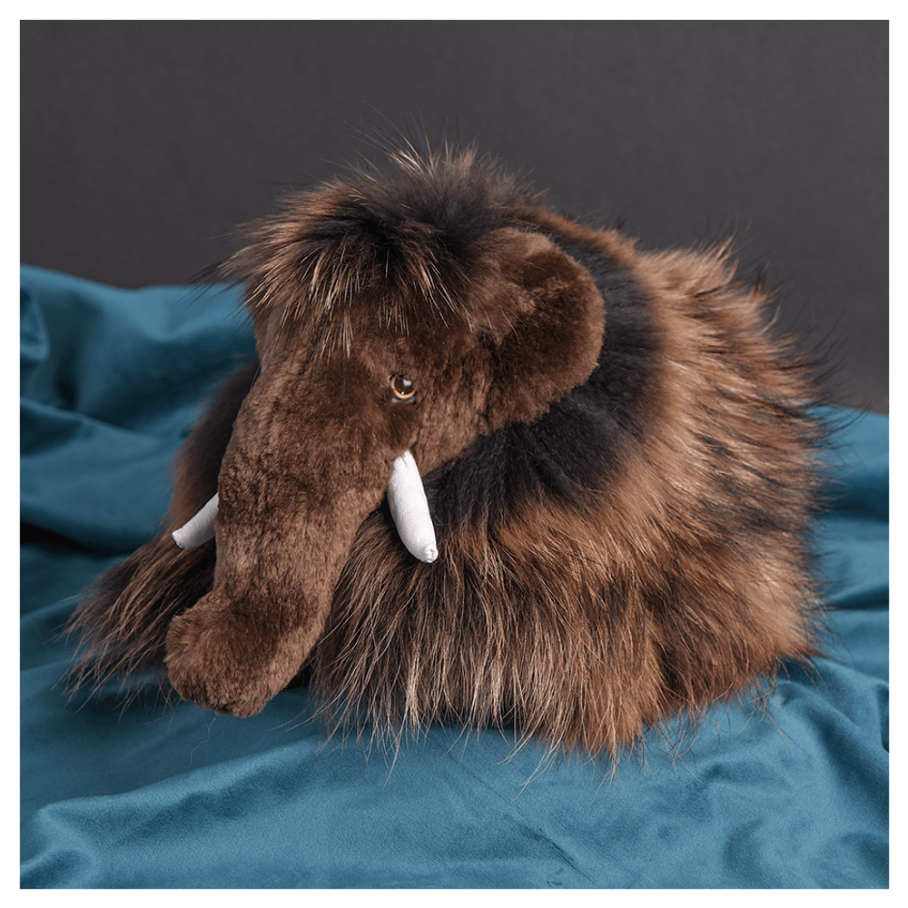 Мягкая игрушка из меха «Мамонтенок»