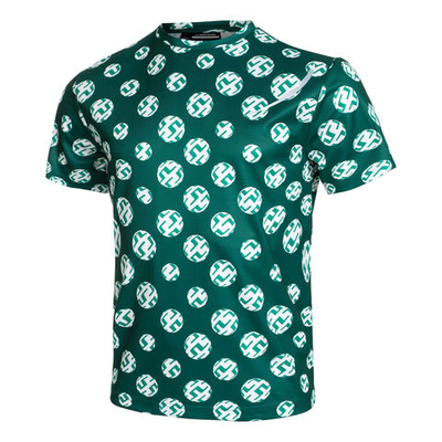 Мужское теннисное поло JLindeberg Flatlocked T-Shirt Men - Green, Multicoloured