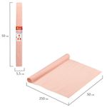 Бумага гофрированная (креповая) ДЛЯ ФЛОРИСТИКИ 110 г/м2, персиковая, 50х250 см, ОСТРОВ СОКРОВИЩ, 112535